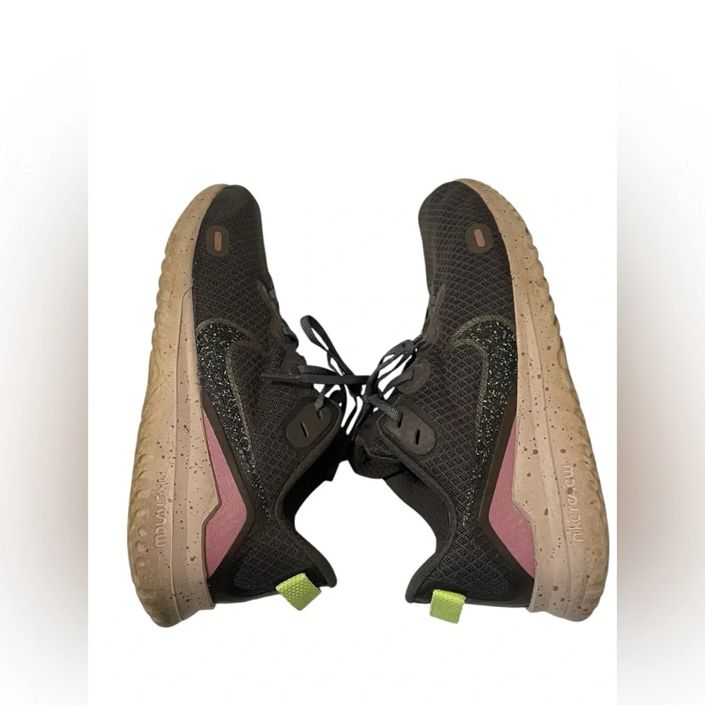 Nike Renew Ride SE Womens Running Shoes 7.5 Gray Pink Neon CD0339 Lightweight